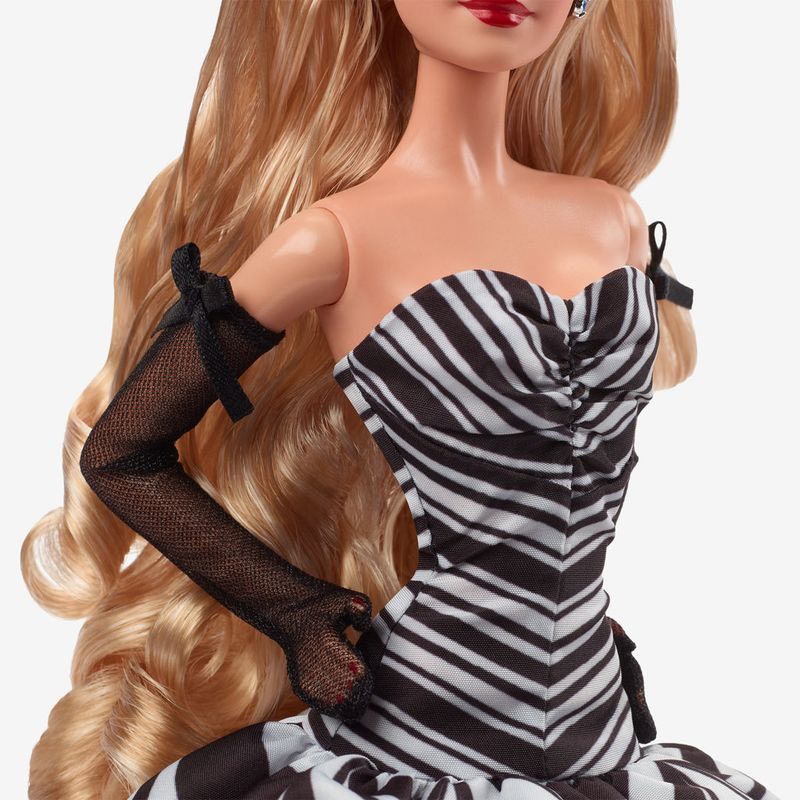 Boneca-Articulada---Barbie---65-Aniversario-Blonde---Mattel-5