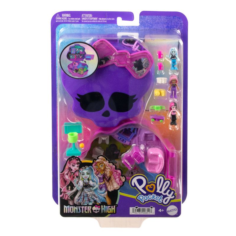 Mini-Bonecas----Monster-High-x-Polly-Pocket---Estojo---Suspresa----Mattel--4