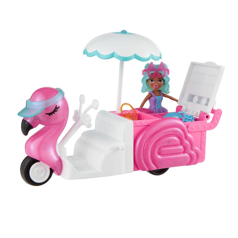 Carrinho-de-Boneca-e-Acessorios---Polly-Pocket---Carrinho-de-Lanches-Flamingo---Mattel-2