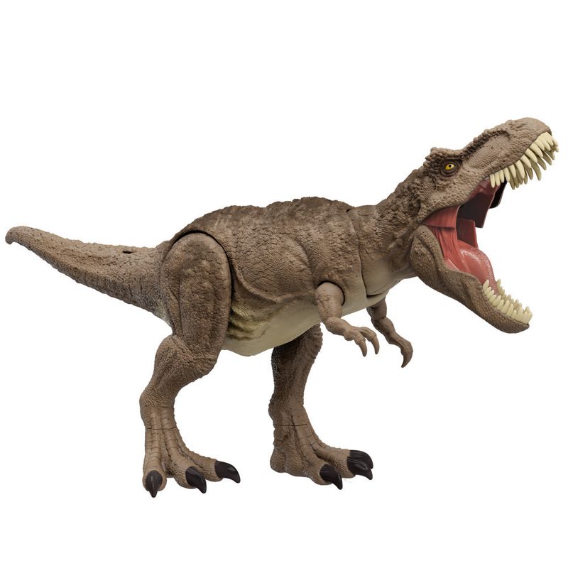 Figura-de-Acao---Jurassic-World---Dinossauro---Ataque-Total---T-Rex---Mattel--0