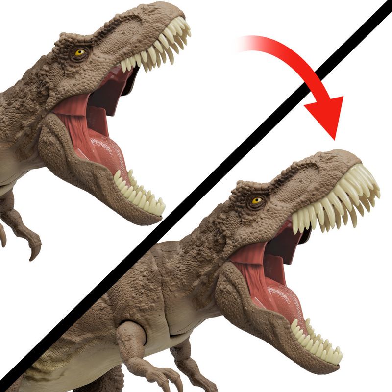 Figura-de-Acao---Jurassic-World---Dinossauro---Ataque-Total---T-Rex---Mattel--1