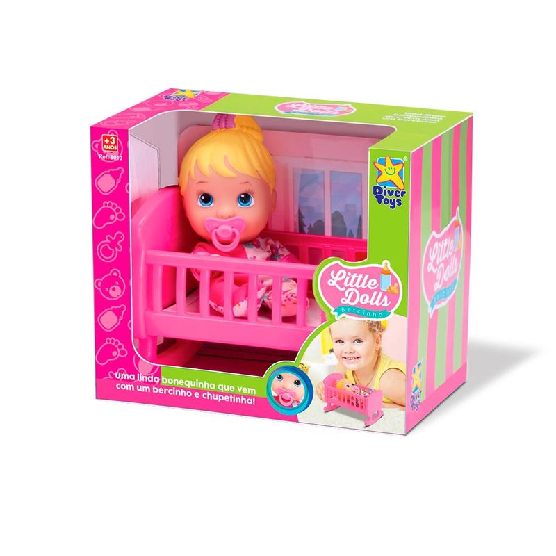 Boneca-Bebe---Little-Dolls---Bercinho---Divertoys-0