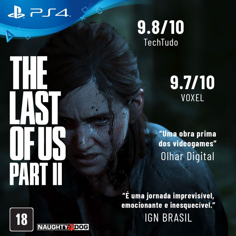 Jogo The Last Of Us Part 2 PS4 - R.M. Brasil - 3 anos! =D