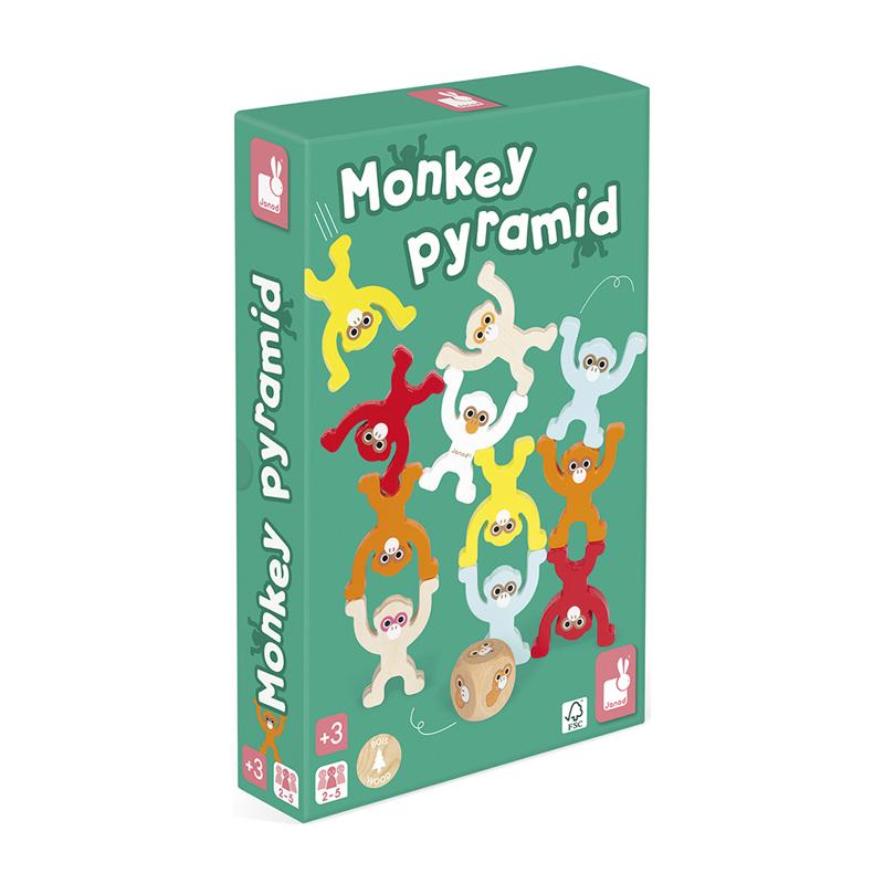 Jogo-De-Equilibrio---Janod---Monkey-Pyramid---De-2-a-5-Jogadores---Maped-1