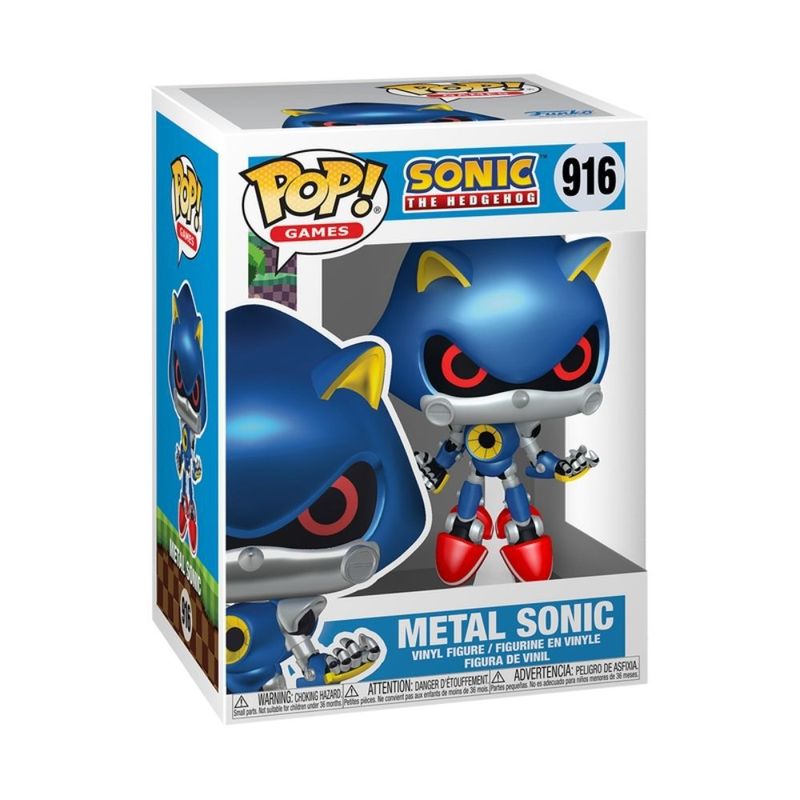 Figura-De-Vinil---POP-Games---Sonic---Metal-Sonic---Azul---Candide-1
