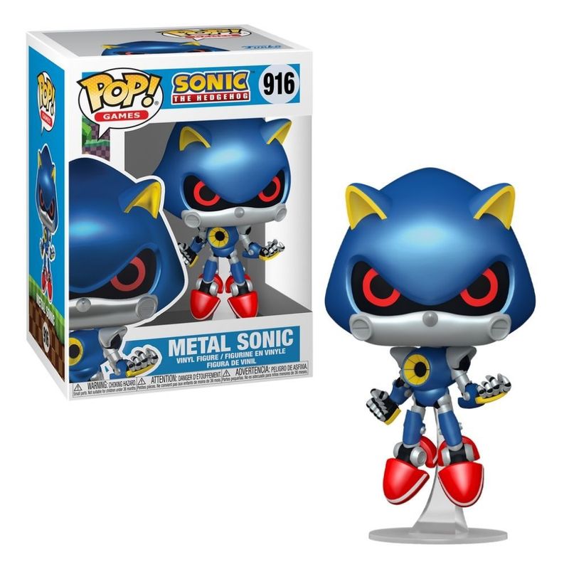 Figura-De-Vinil---POP-Games---Sonic---Metal-Sonic---Azul---Candide-2