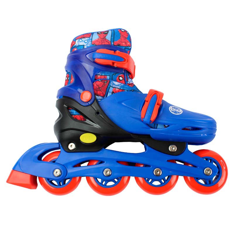 Kit-Patins---4-Rodas-C-Protecao---Tam-32-35---Homem-Aranha---Inline-E-Triline---Bbr-Toys-0