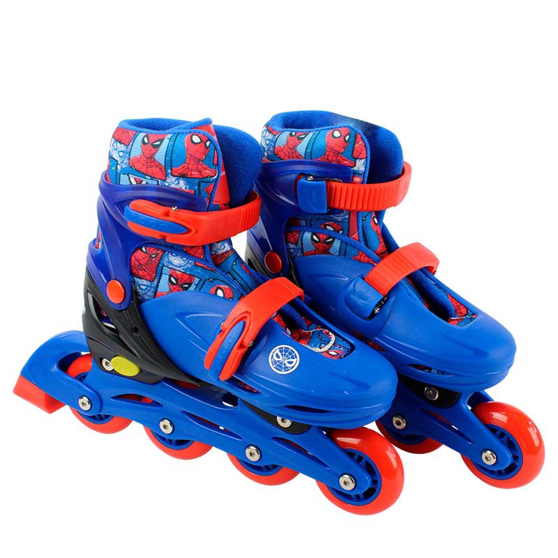 Kit-Patins---4-Rodas-C-Protecao---Tam-32-35---Homem-Aranha---Inline-E-Triline---Bbr-Toys-3