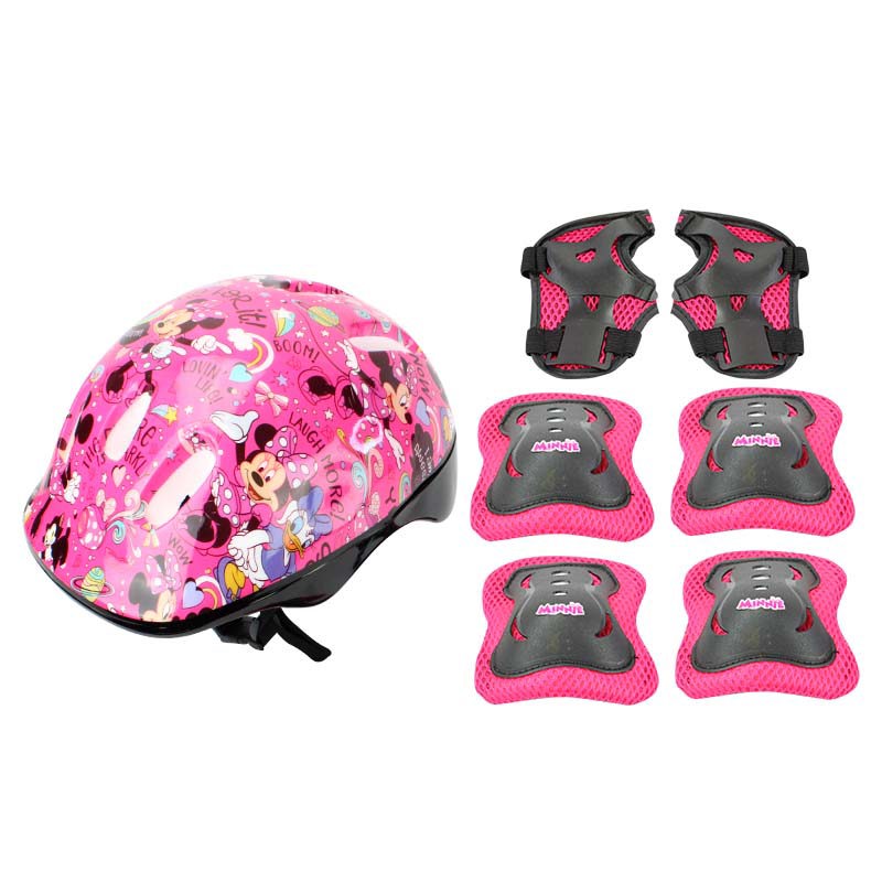 Kit-Patins---4-Rodas---C-Protecao---Tam-32-35---Minnie---Inline-e-Triline---Bbr-Toys-3