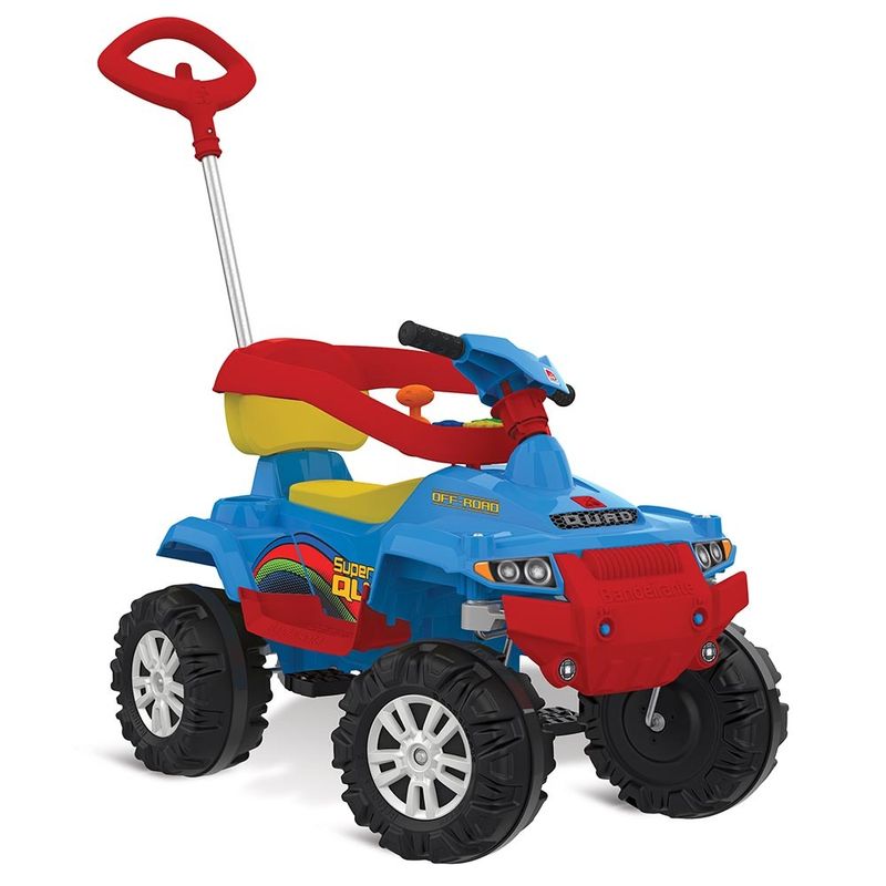Mini-Veiculo-de-Passeio---Superquad-com-Pedal---Azul---Bandeirante-1