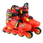 Conjunto-De-Patins-E-Protetores---Mickey---Inline-E-Triline---Tamanho-32-a-35---BBR-Toys---Vermelho-0