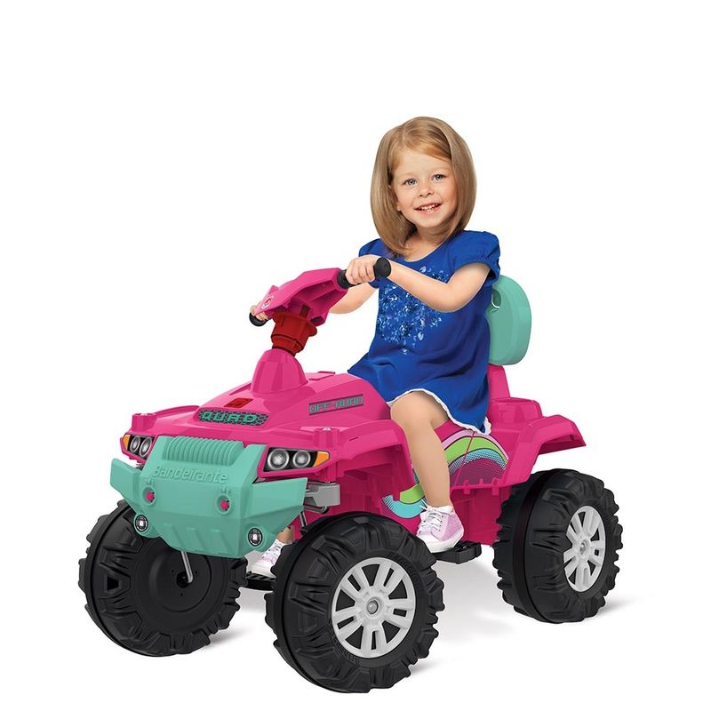 Mini-Veiculo-de-Passeio---Superquad-com-Pedal---Rosa---Bandeirante-2