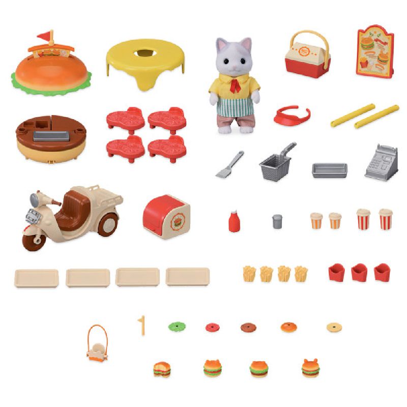 Sylvanian-Families---Carrinho-De-Hamburguer---Epoch-3