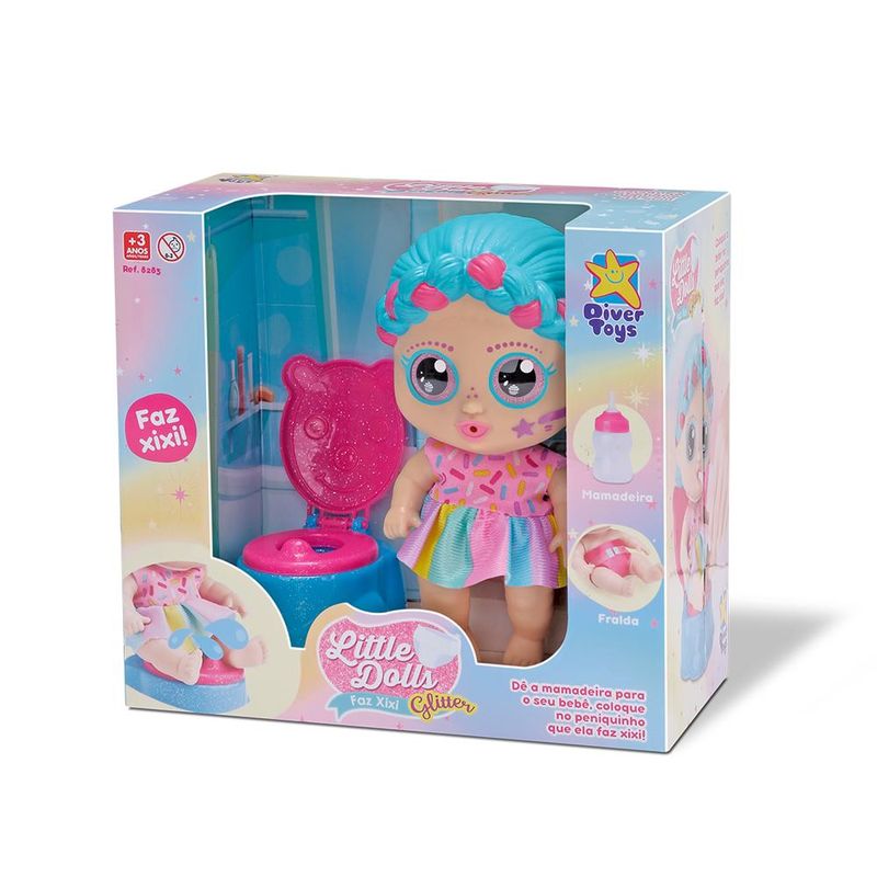 Boneca-E-Acessorios---Little-Dolls-Glitter---Faz-Xixi---Divertoys-1