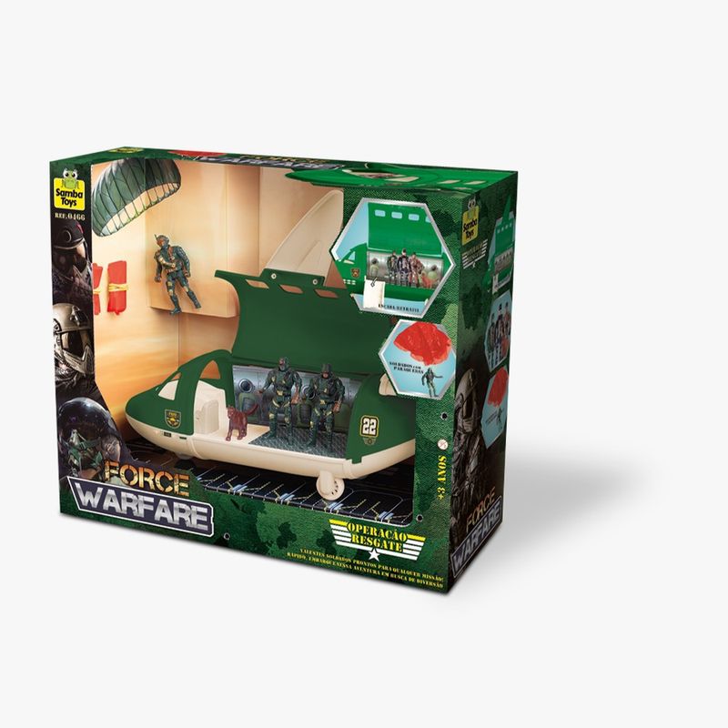 Playset---Aviao-Militar---Force-Warfare---Samba-Toys--0