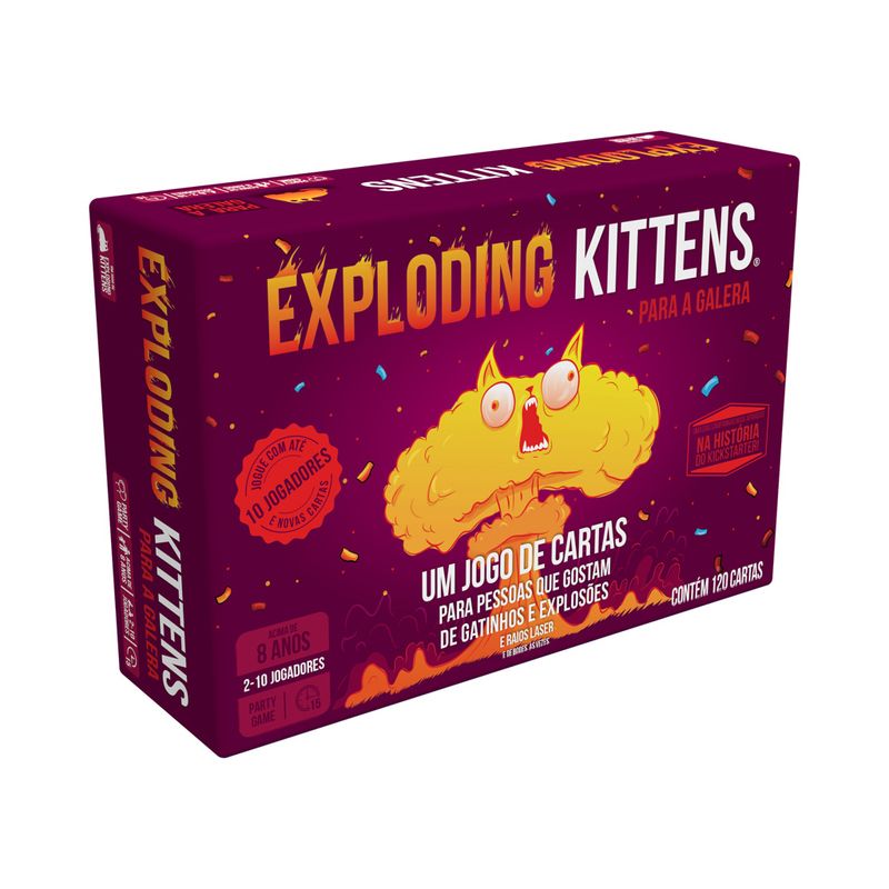 Jogo-De-Cartas---Exploding-Kittens--Para-a-Galera---De-2-a-10-Jogadores---Galapagos-0