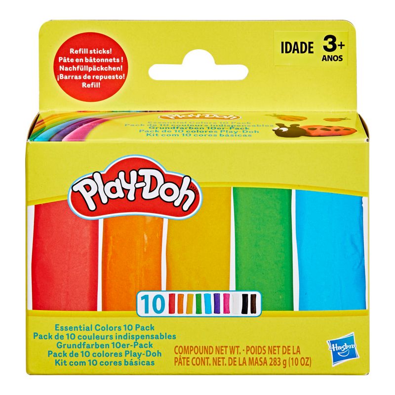 Massa-de-Modelar---Play-Doh---10-cores-Barras-refil---Hasbro-1