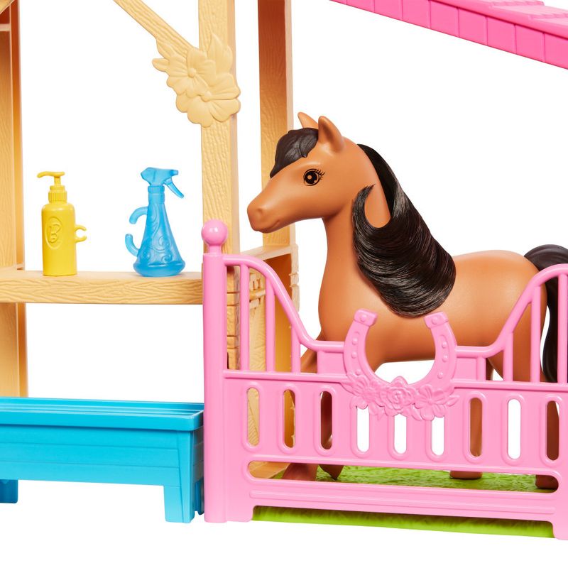 Mini-Playset---Barbie---Cuidado-de-Poneis-com-Renee---Mattel-1