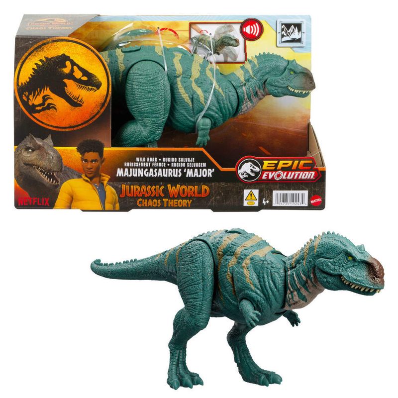 Figura-de-Acao---Jurassic-World---Dinossauro---Rugido-Selvagem---Majungasaurus---Mattel-1