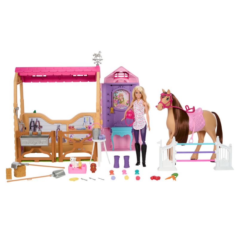 Mini-Playset---Barbie---Estabulo-dos-Sonhos---Mattel-0