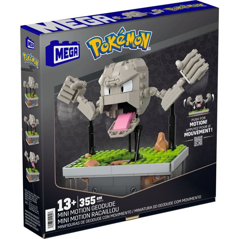 Bloco-De-Montar---Mega---Pokemon---Miniatura-Do-Geodude-Com-Movimento---Mattel-4