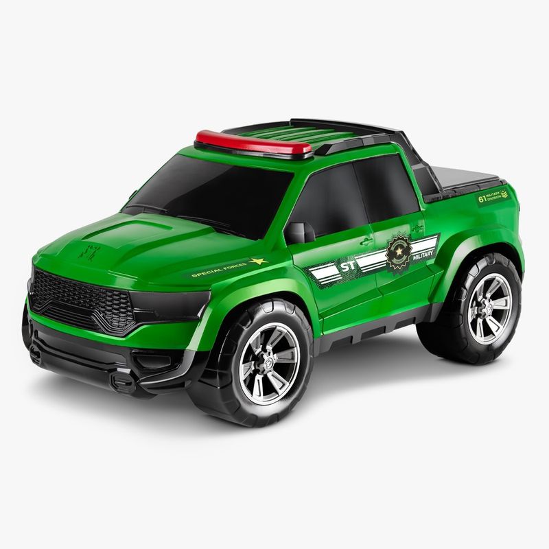 Carrinho---Pick-up---Militar---Verde---Samba-Toys-0