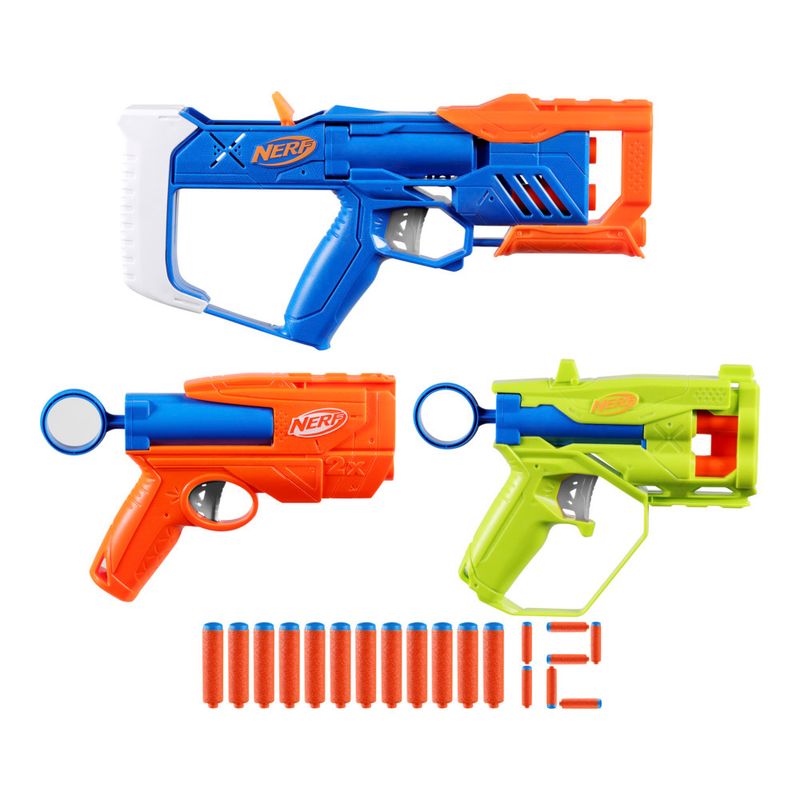 Conjunto-De-Lanca-Dardos---Nerf---N-Series-Triple-Action---12-Dardos---Hasbro-0