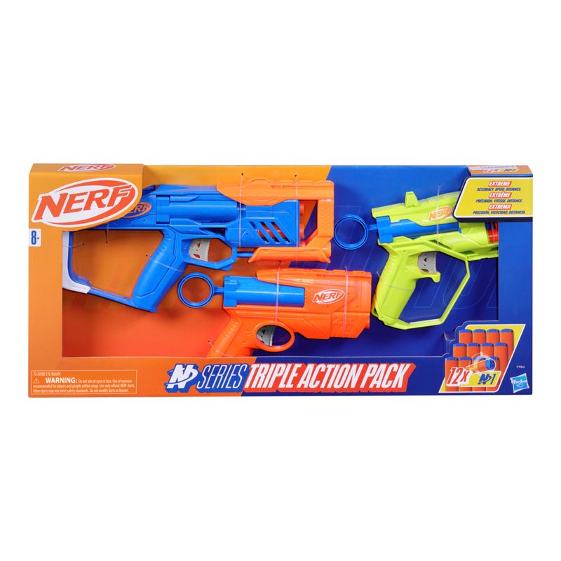 Conjunto-De-Lanca-Dardos---Nerf---N-Series-Triple-Action---12-Dardos---Hasbro-1