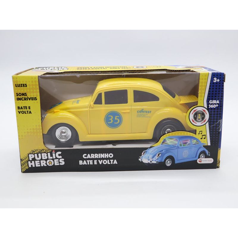 Carrinho---Fusca---Beetle-com-Luz-e-Som---Gira-360---Amarelo---Shiny-Toys-6