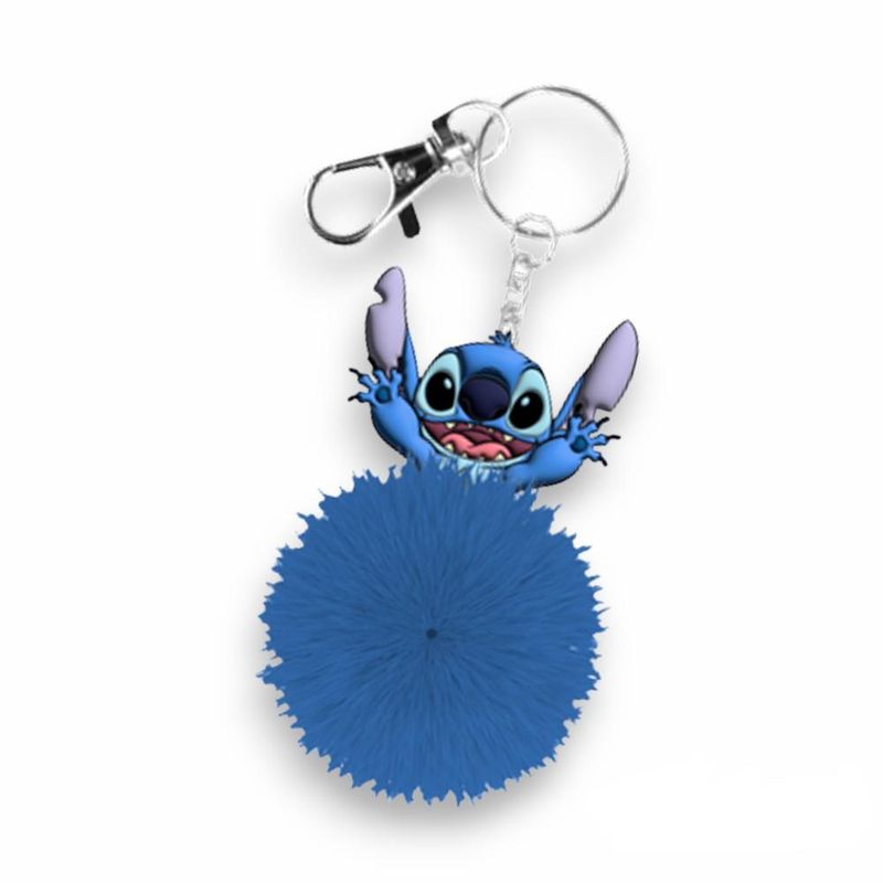 Chaveiro-Pompom----Stitch---Sortido---Azul---Toyng-1