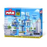 -Blocos-De-Montar---Max---Police-Adventure---Delegacia-De-Policia---318-Pecas---Candide-0