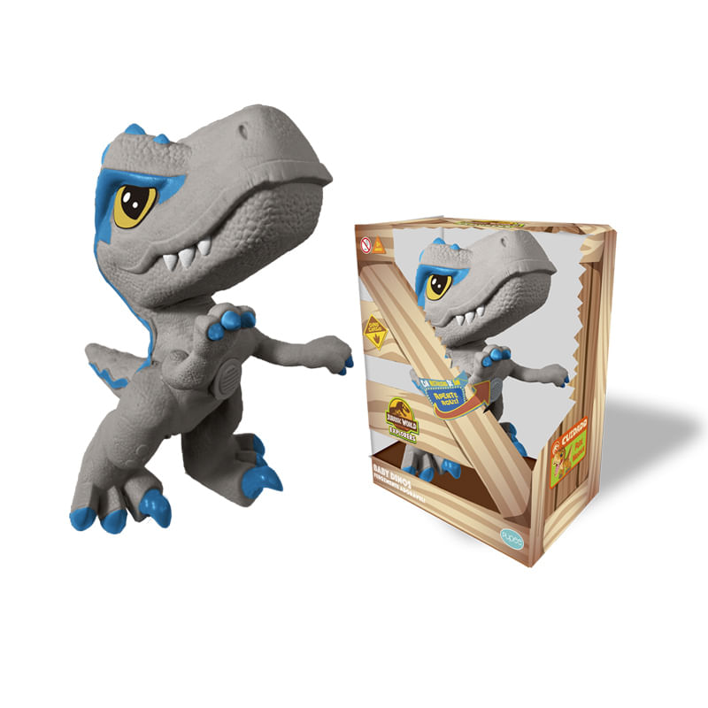 Figura-De-Acao---Jurassic-World---Baby-Dinos---Blue---Cinza---Pupee-1