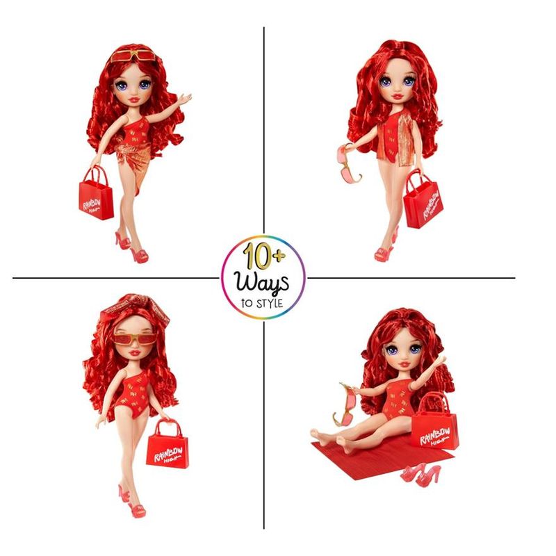 Boneca-Articulada---Rainbow-High---Swim-Style---Fashion-Doll---Ruby---Vermelha---Mga-2