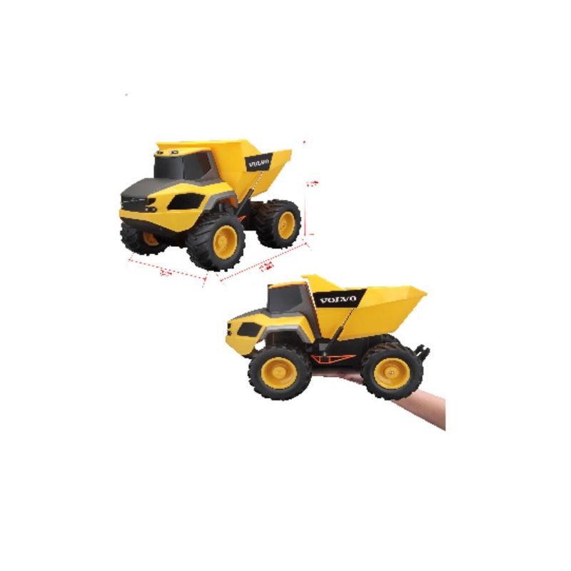 Carrinho-De-Controle-Remoto---Maisto-Tech-R-C---Volvo-A25-Hauler----Vermelho---Maisto-6
