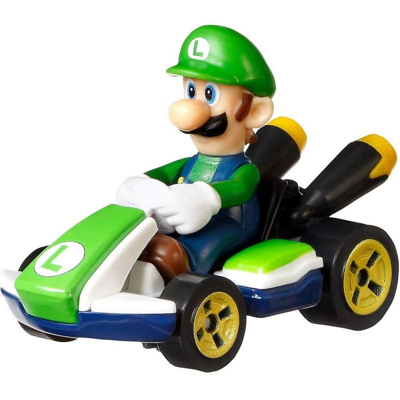 Nova-Mini-Veiculos---Hot-Wheels---164---Mario-Kart---Luigi---Mattel