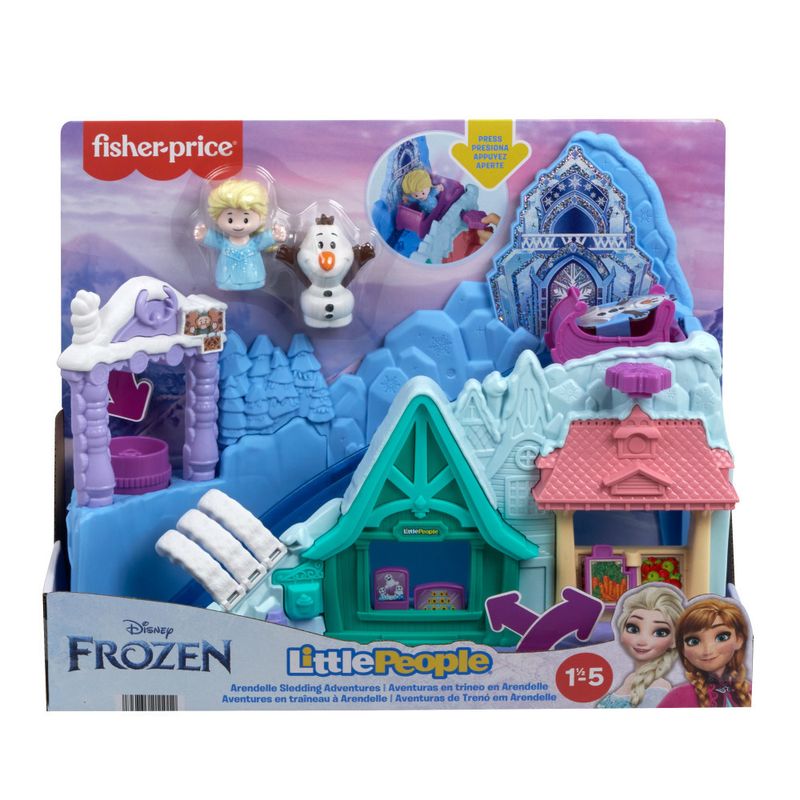 Mini-Playset---Little-People---Frozen---Aventuras-Treno-em-Arendelle---Fisher-Price-2