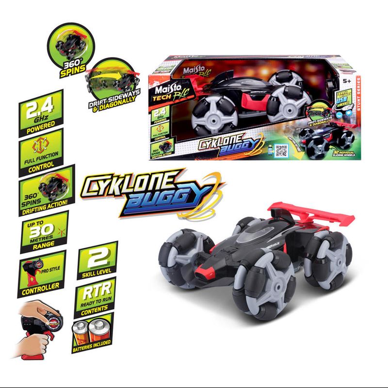 Carrinho-De-Controle-Remoto---R-C-Cyklone-Buggy---Maisto-2