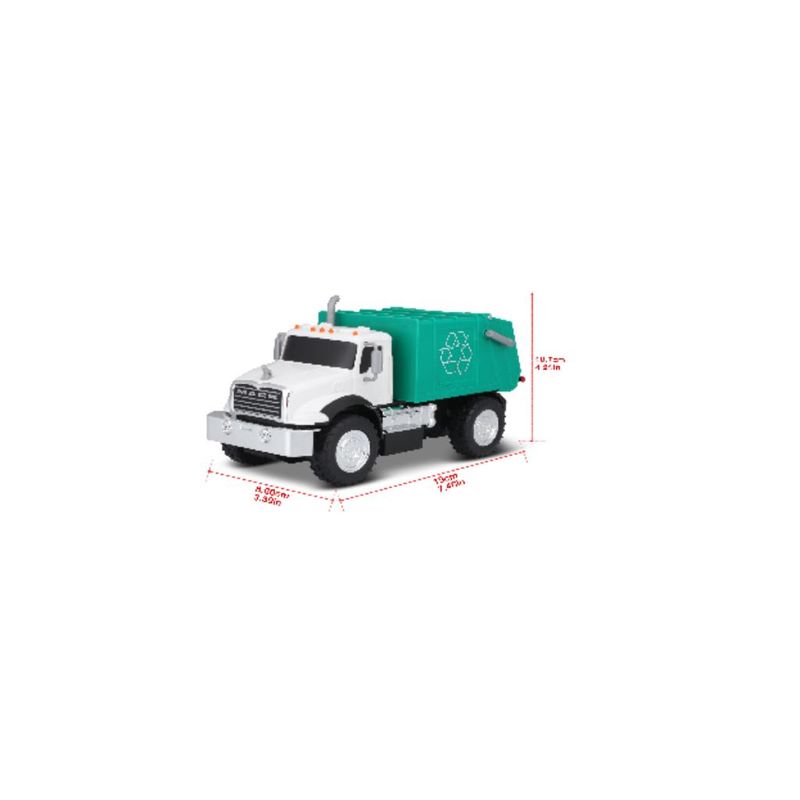 Carrinho-De-Controle-Remoto---Maquinas-De-Trabalho---Mack-Caminhao-De-Lixo---Maisto-3