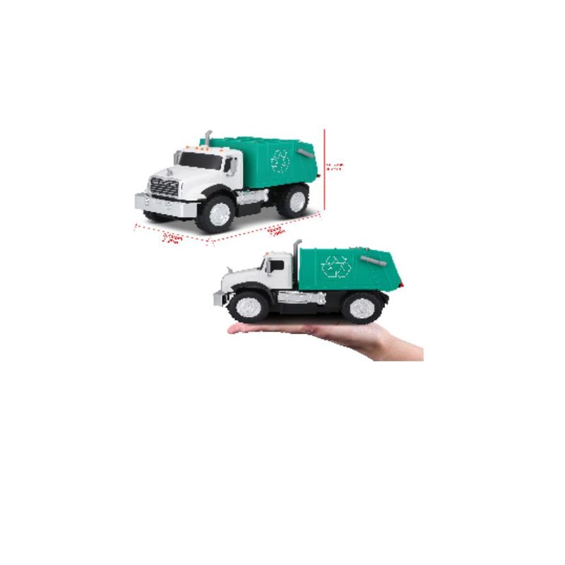 Carrinho-De-Controle-Remoto---Maquinas-De-Trabalho---Mack-Caminhao-De-Lixo---Maisto-4