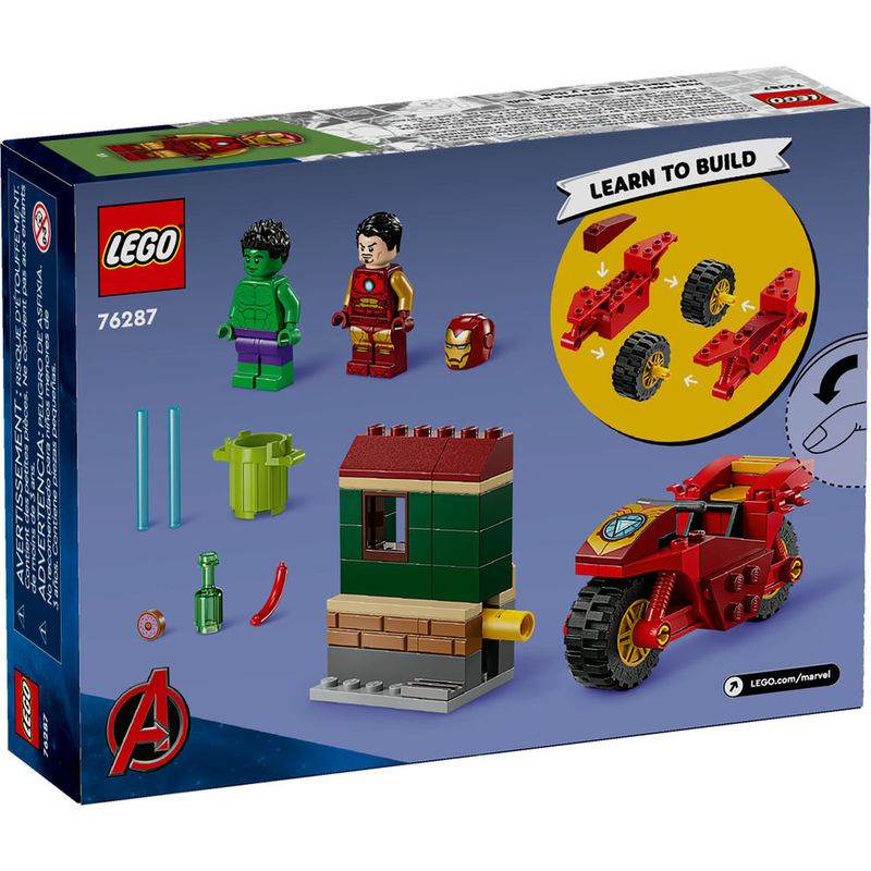 LEGO---Super-Heroes-Marvel---Homem-de-Ferro-com-Motocicleta-e-o-Hulk---76287-2