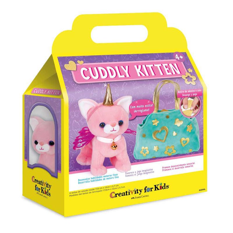 Kit-de-Artesanato---Cuddly-Kitten---Creativity-For-Kids---Fabercastell-1