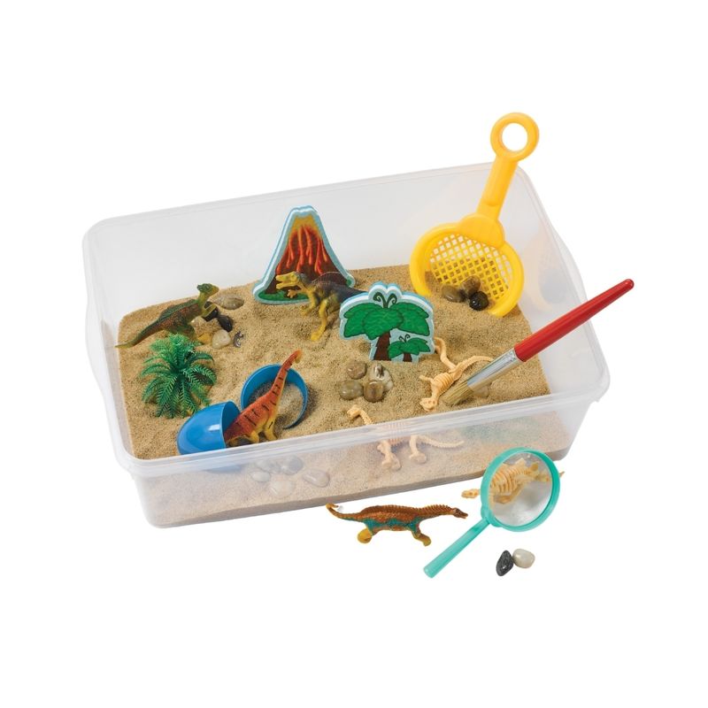 Playset---Creativity-For-Kids---Sensory-Bin---Escavacao-de-Dinossauros---Faber-0