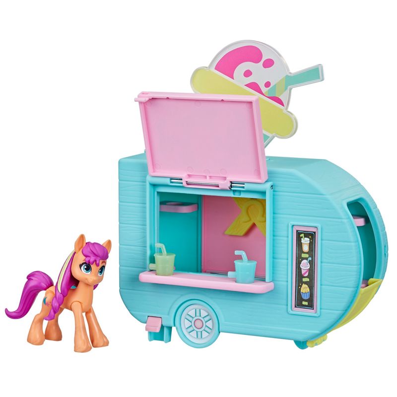 Mini-Figura-e-Acessorios---My-Little-Pony---Food-Truck-de-Smoothie---Hasbro-0