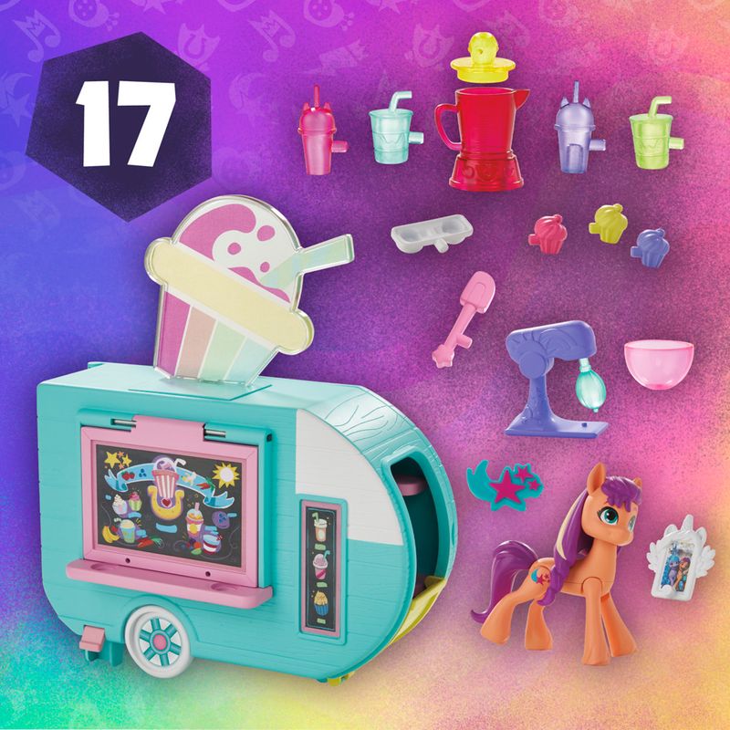 Mini-Figura-e-Acessorios---My-Little-Pony---Food-Truck-de-Smoothie---Hasbro-4