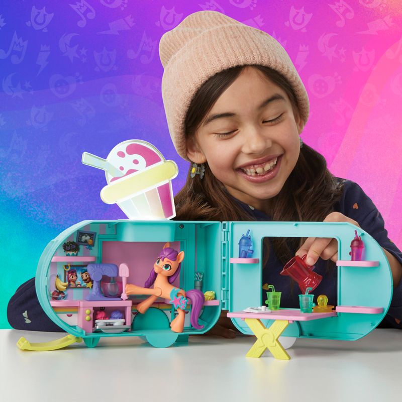 Mini-Figura-e-Acessorios---My-Little-Pony---Food-Truck-de-Smoothie---Hasbro-6