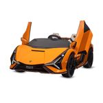 Carrinho-Com-Controle-Remoto---Lamborghini-Sian---12v---Laranja---Bandeirante-0