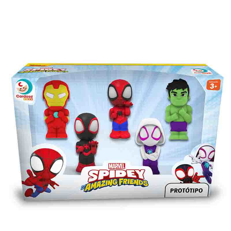 Boneco-de-Vinil---Little---Personagens-Marvel---Spidey---Cardoso-1