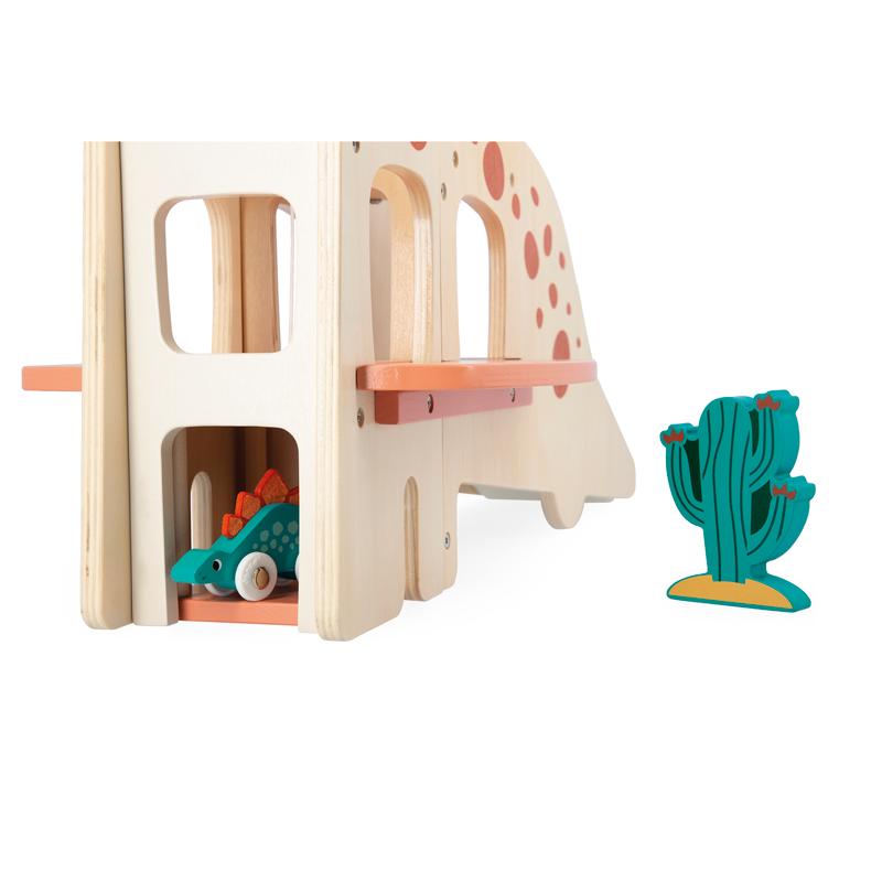Brinquedo-Primeira-Infancia----Super-Garagem-Dino-Com-Dinocars---Janod-4