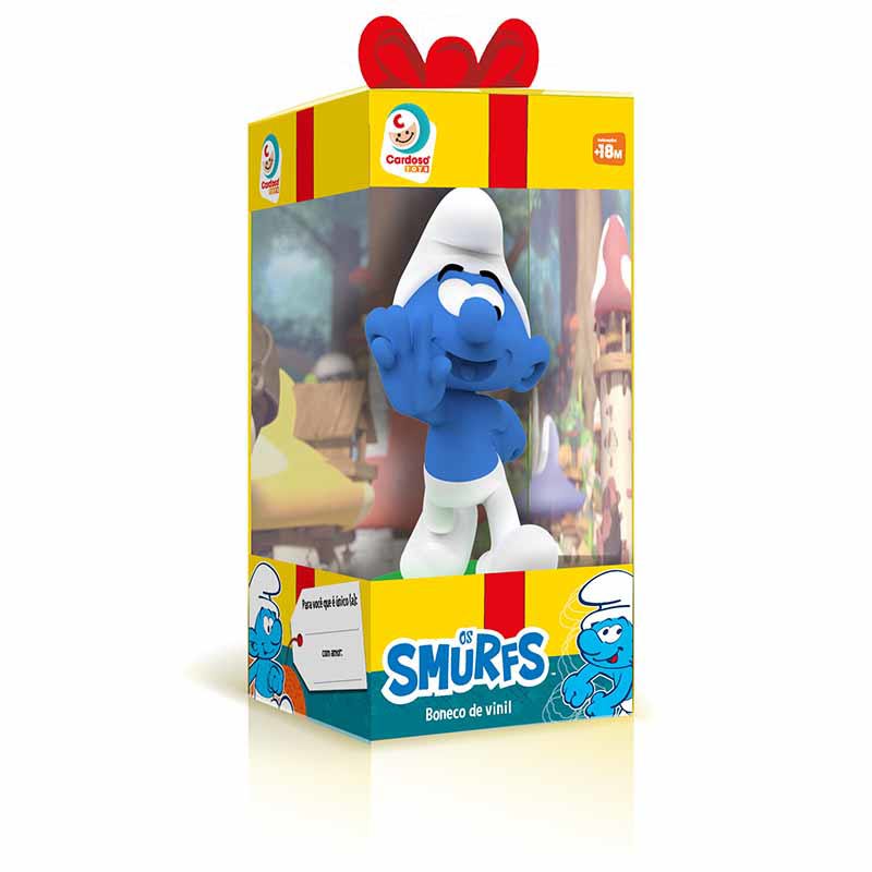 Boneco-De-Vinil---Os-Smurfs---Smurf---Cardoso-1