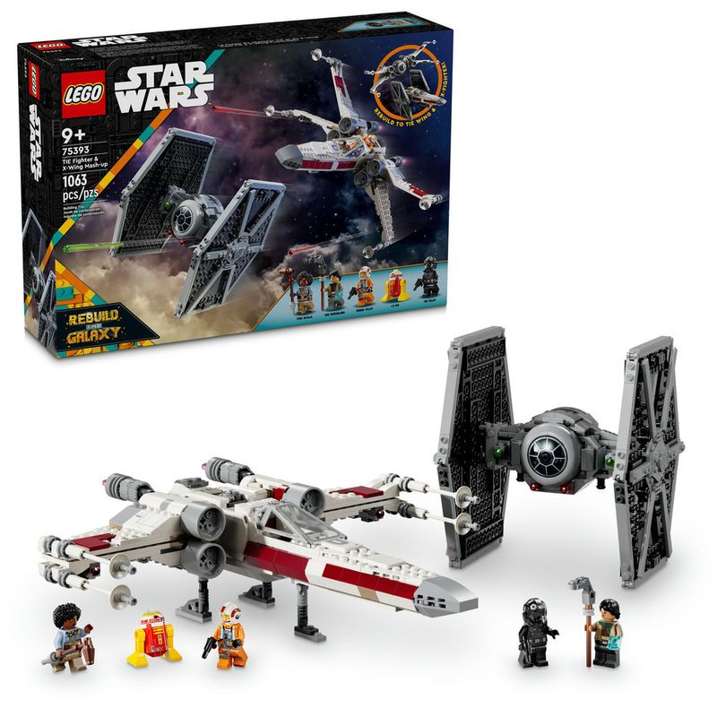 LEGO---Star-Wars-TM---Mistura-de-TIE-Fighter-e-X-Wing---75393-2